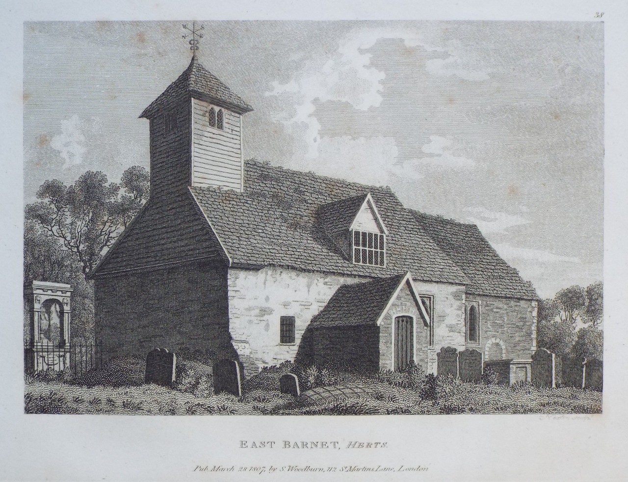 Print - East Barnet, Herts.