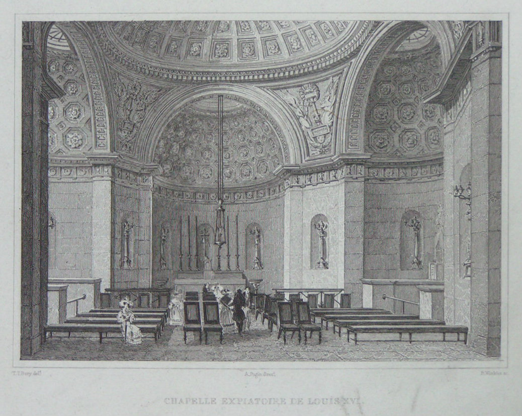 Print - Chapelle Expiatoire de Louis XVI - Winkles