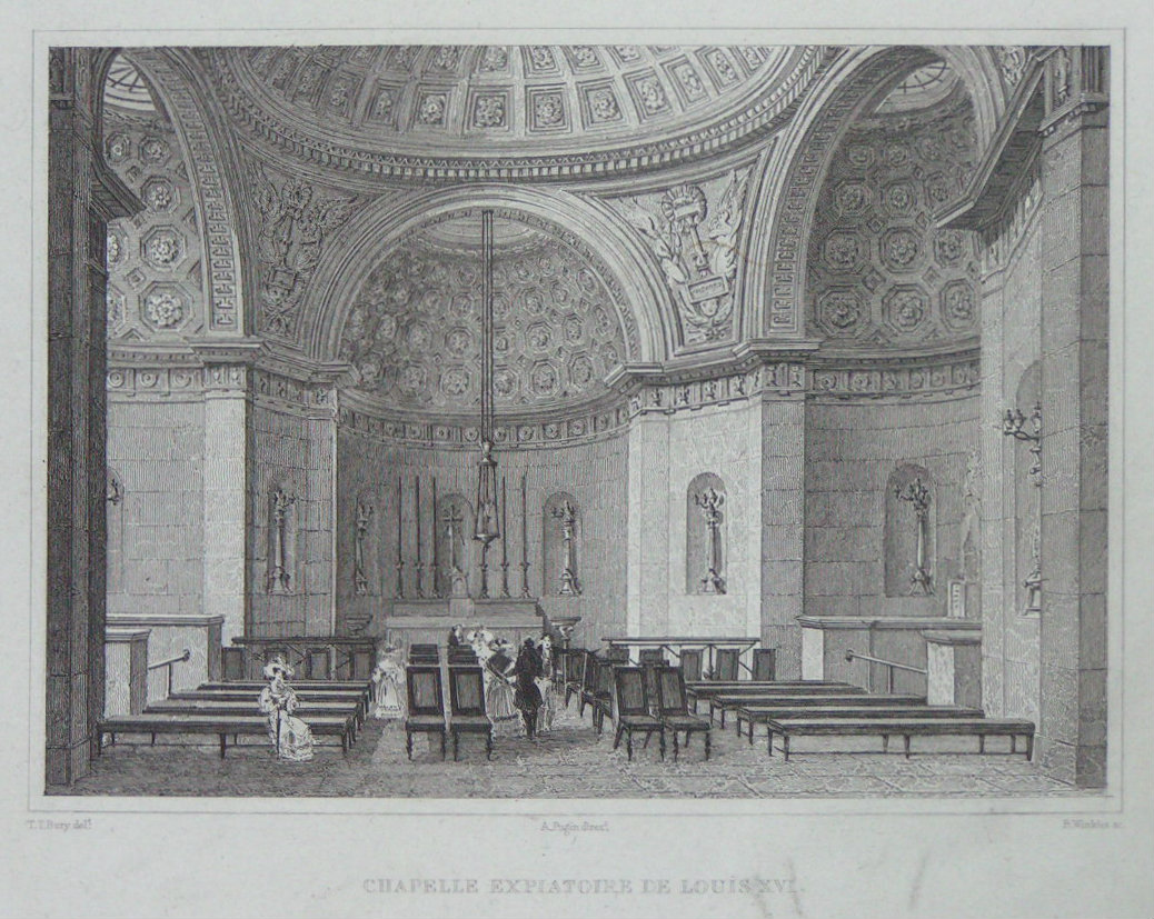Print - Chapelle Expiatoire de Louis XVI - Winkles