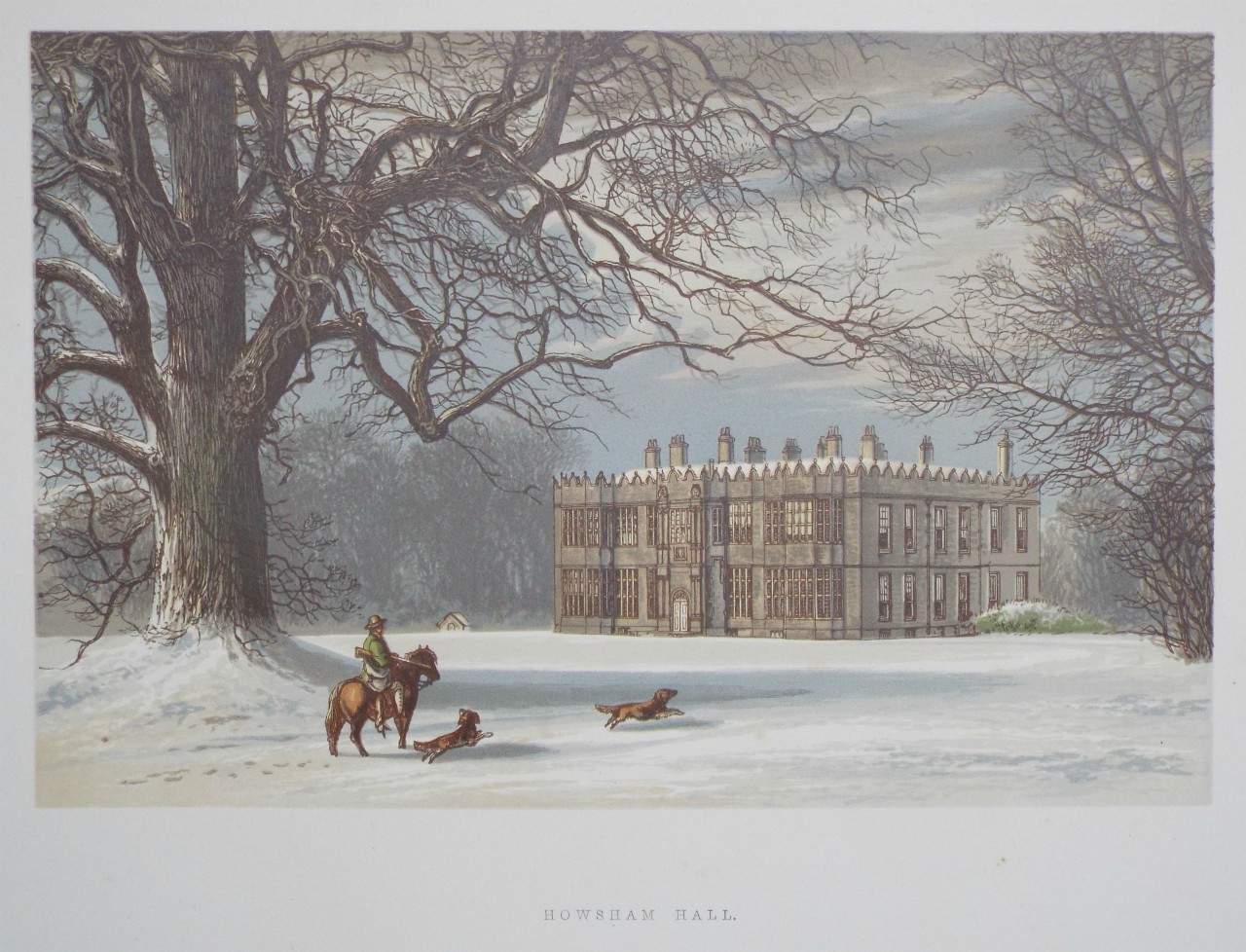 Chromo-lithograph - Howsham Hall.