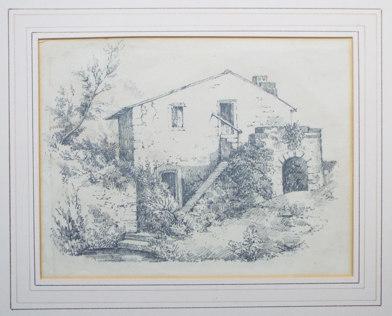 Pencil drawing - Cottage