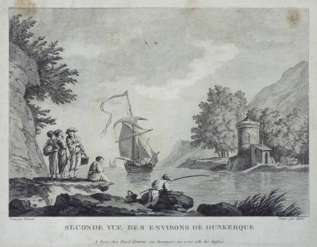 Print - Seconde Vue des Environs de Dunkerque - 