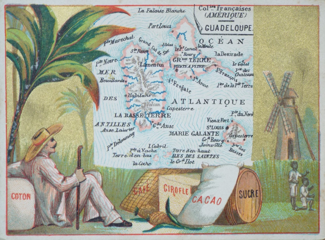 Map of West Indies