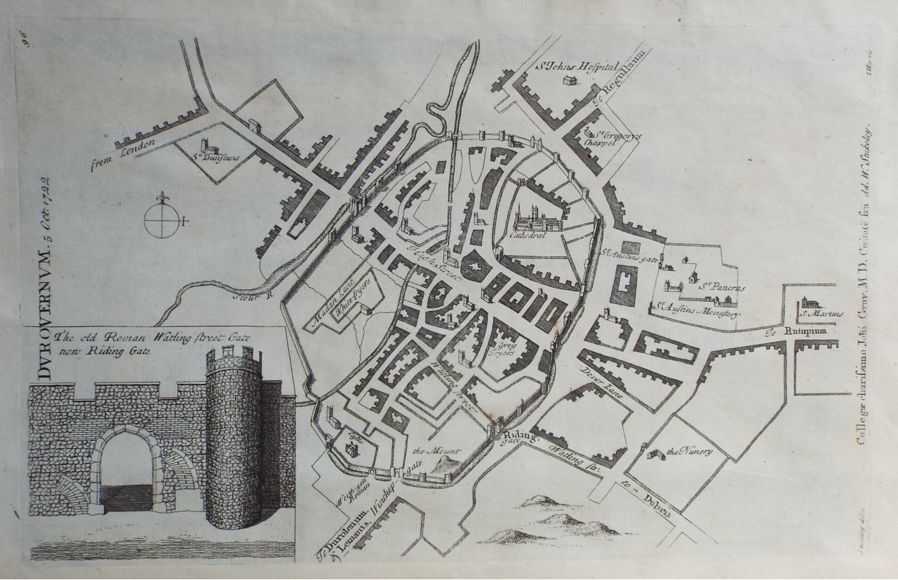 Map of Canterbury - Canterbury
