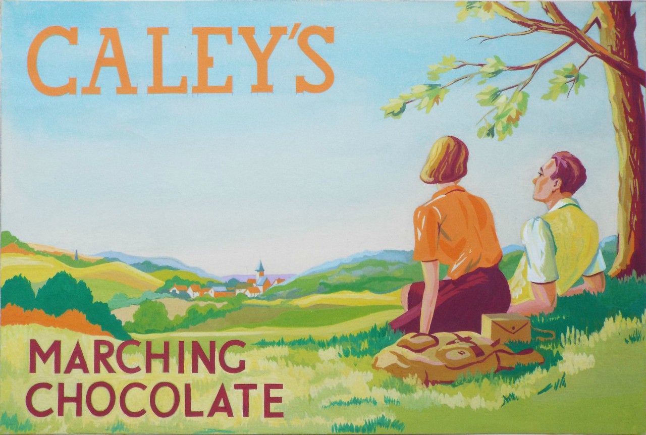 Gouache watercolour - Caley's Marching Chocolate