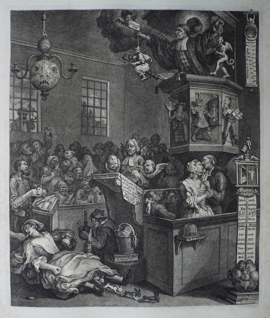 Print - The Medley - Hogarth