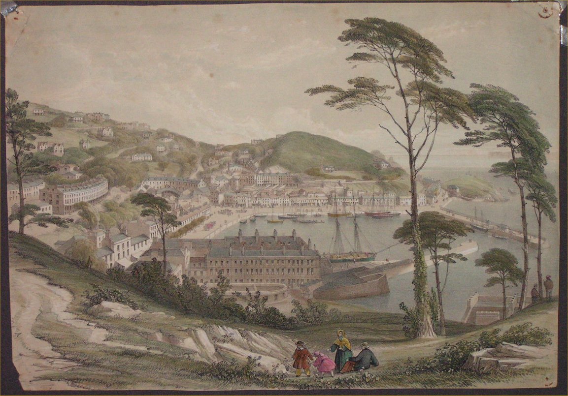 Lithograph - (Torquay, from Waldon Hill)