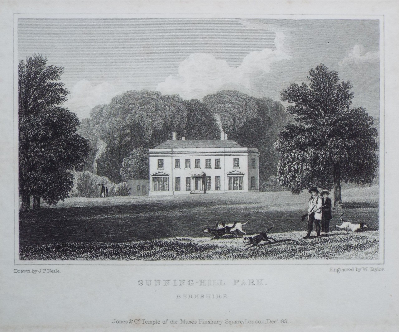 Print - Sunning-Hill Park. Berkshire - Le