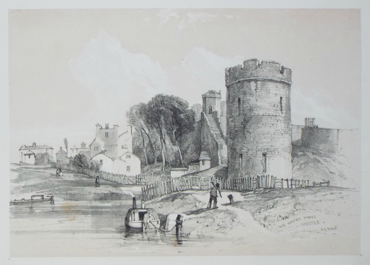 Lithograph - The Water Tower Chester - Prout