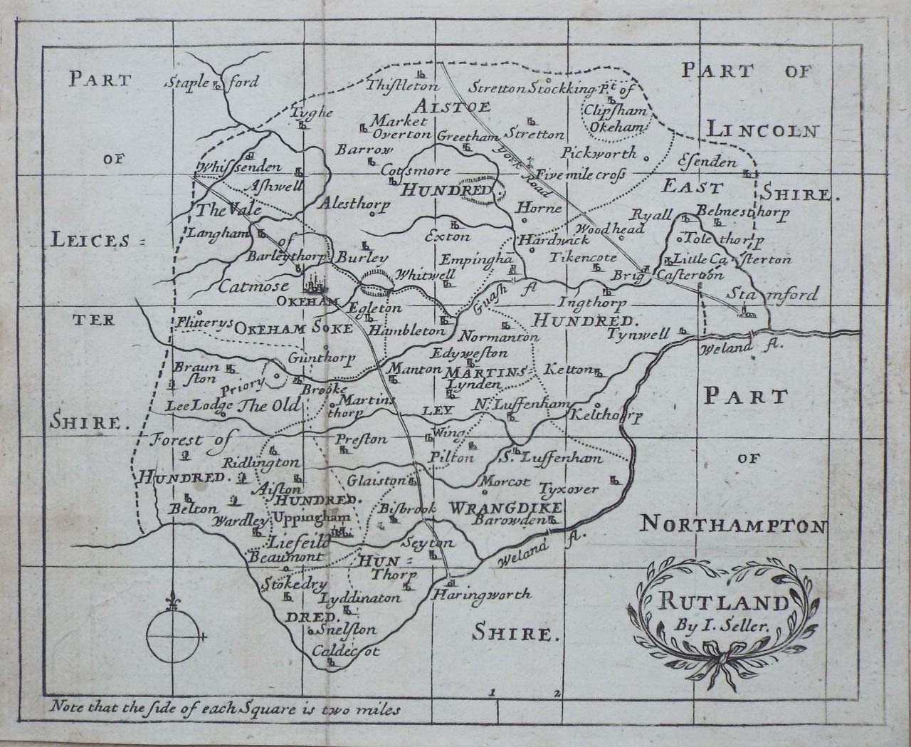 Map of Rutland