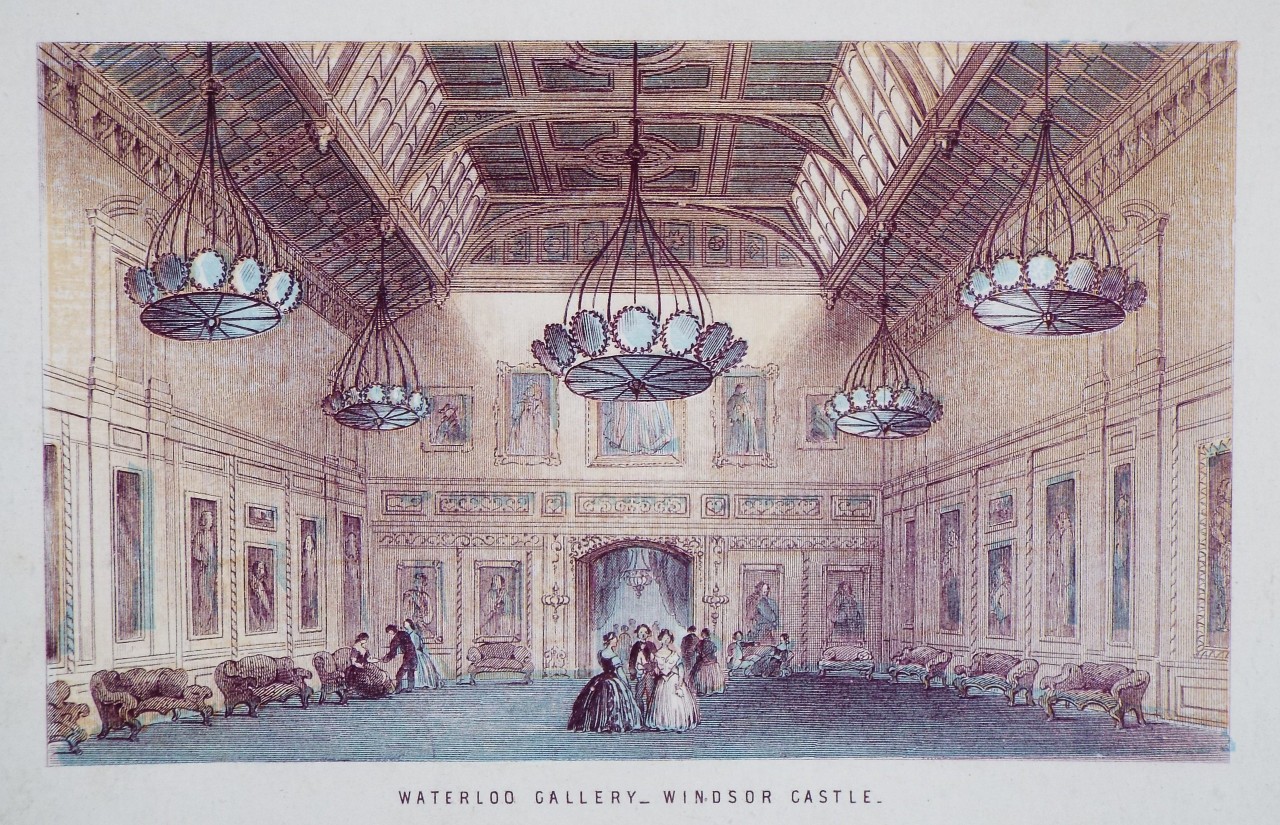 Chromo-lithograph - Waterloo Gallery - Windsor Castle.