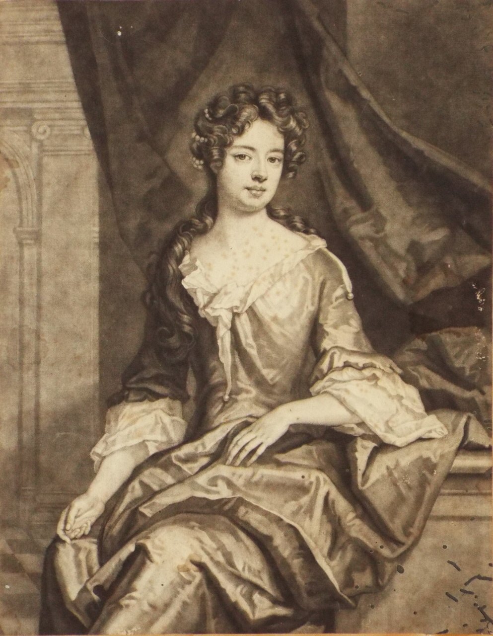 Mezzotint - The Lady Copley. - Smith