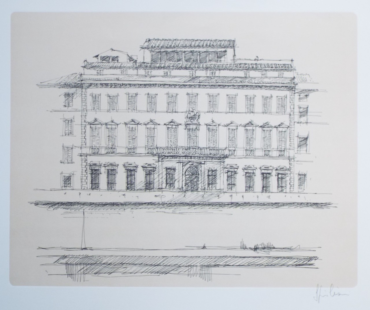 Photolithograph - Palazzo Vitelli