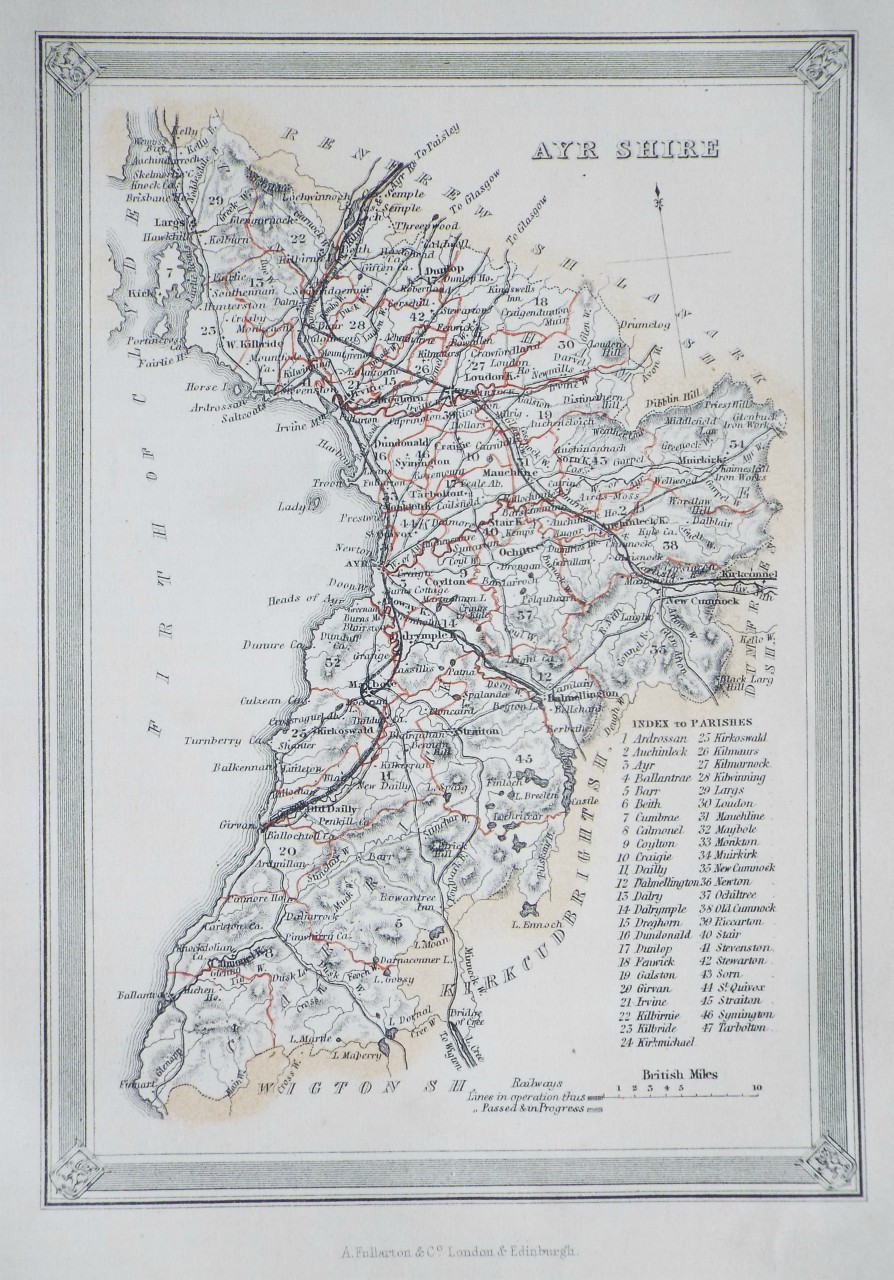 Map of Scotland - Fullarton