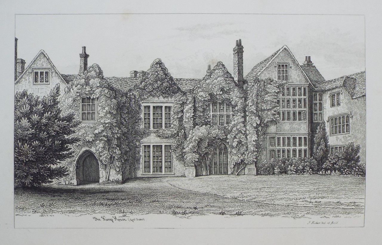 Print - The King's House : Late the residence of General Sir John Slade