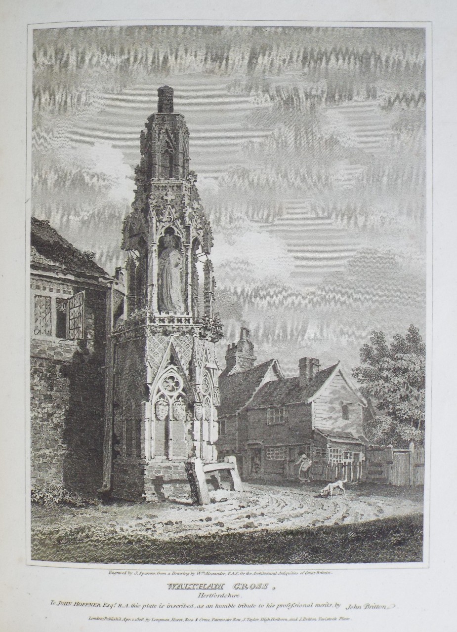 Print - Waltham Cross, Hertfordshire. - Sparrow