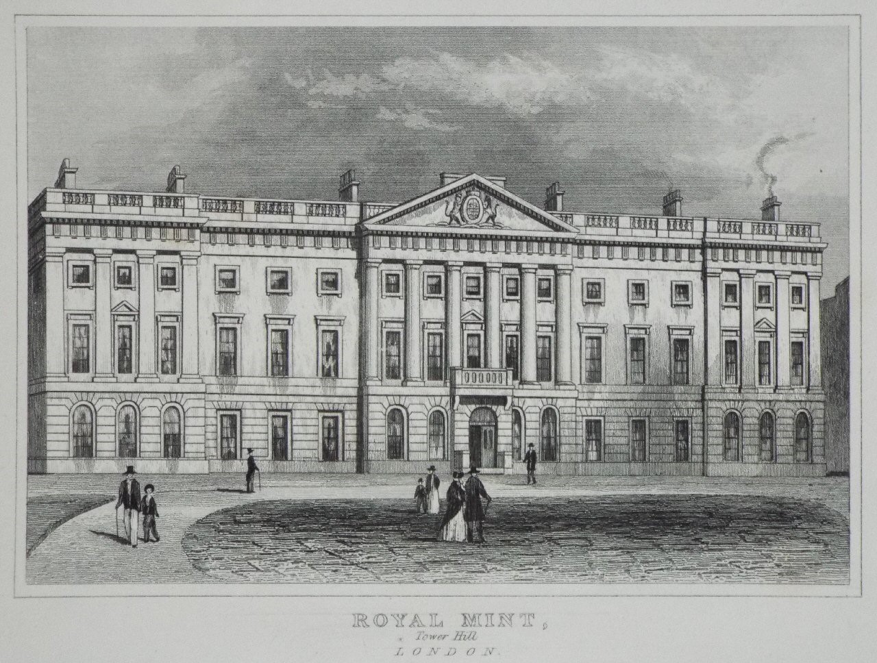 Print - Royal Mint, Tower Hill, London.