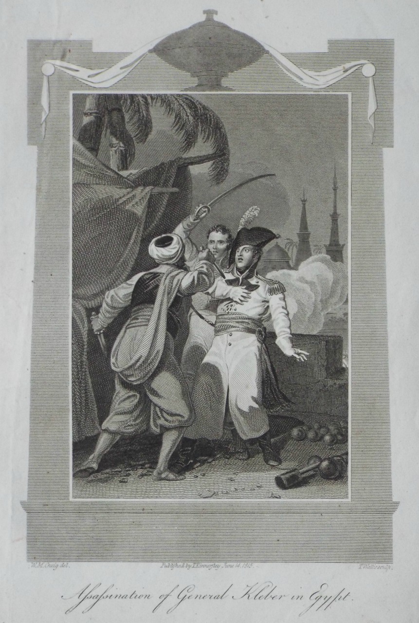 Print - Assassination of General Kleber in Egypt.