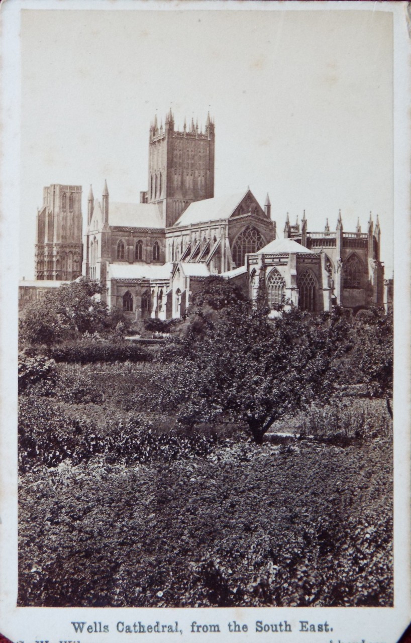 Photograph - Wells Cathedral from the South East.
