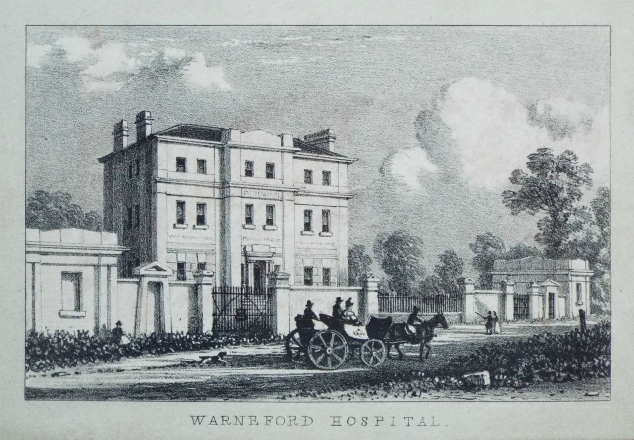 Lithograph - Warneford Hospital.
