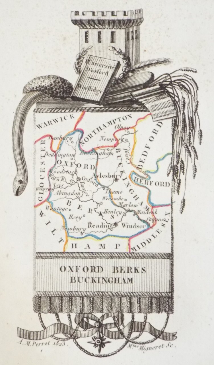 Map of Oxfordshire - Perrot