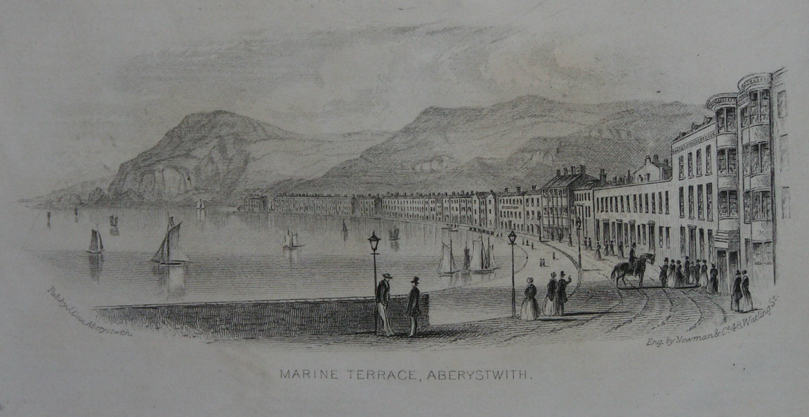Steel Vignette - Marine Terrace, Aberystwyth. - Newman