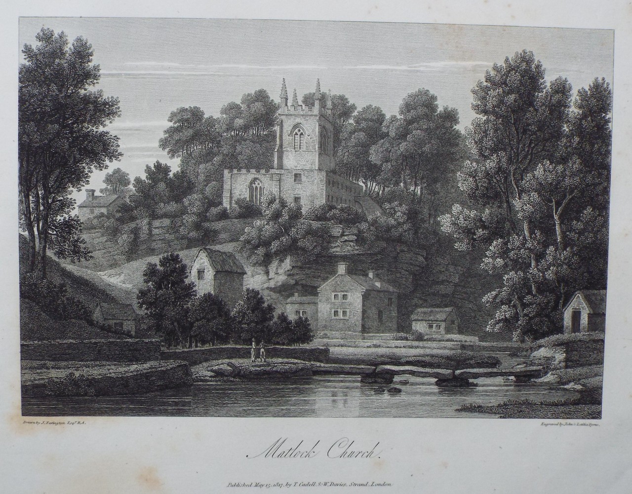 Print - Matlock Church. - Byrne