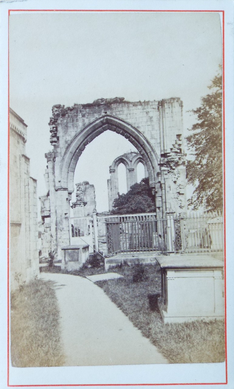 Photograph - Worksop Priory Lady Chapel ruins