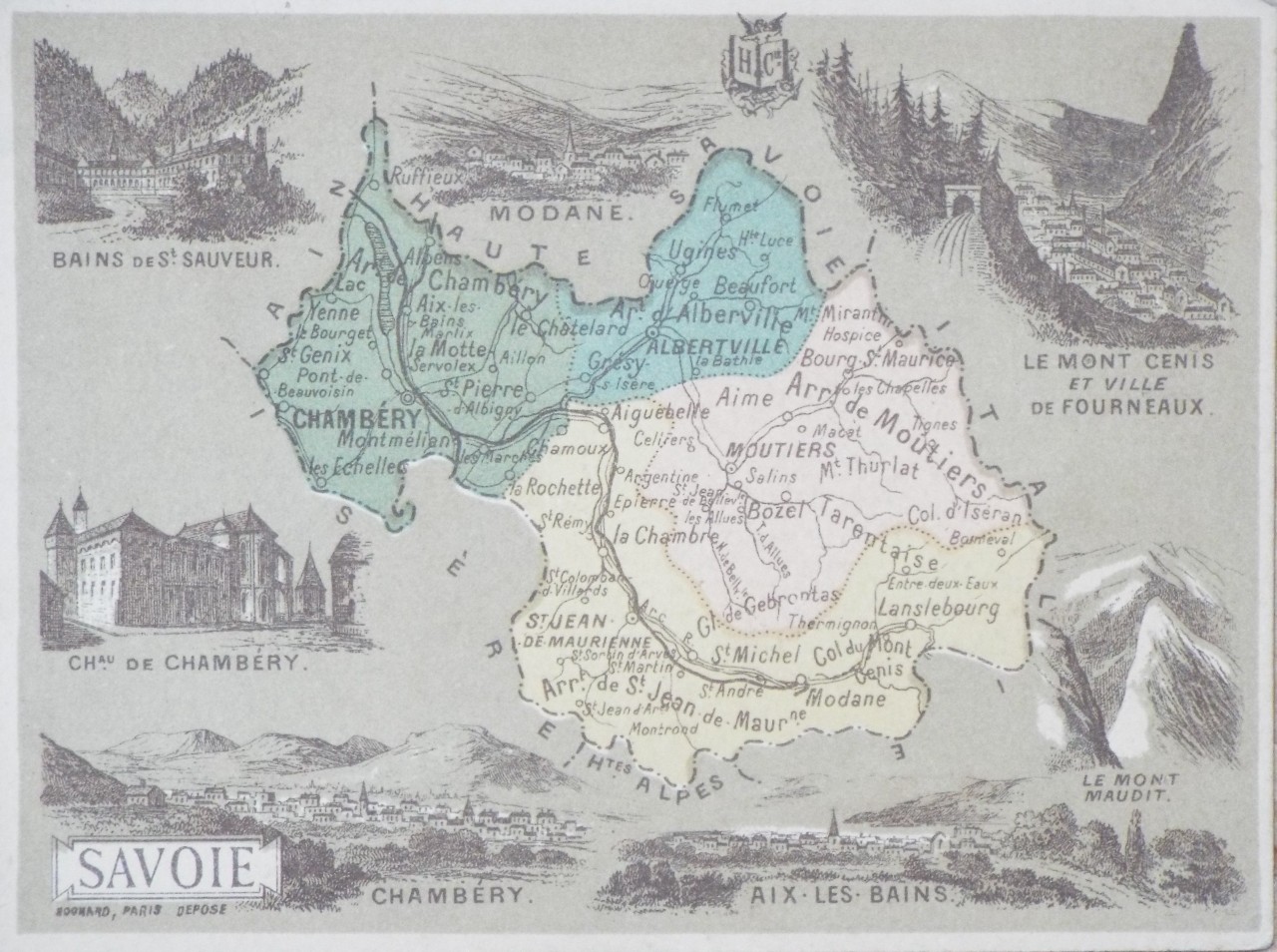 Map of Savoie