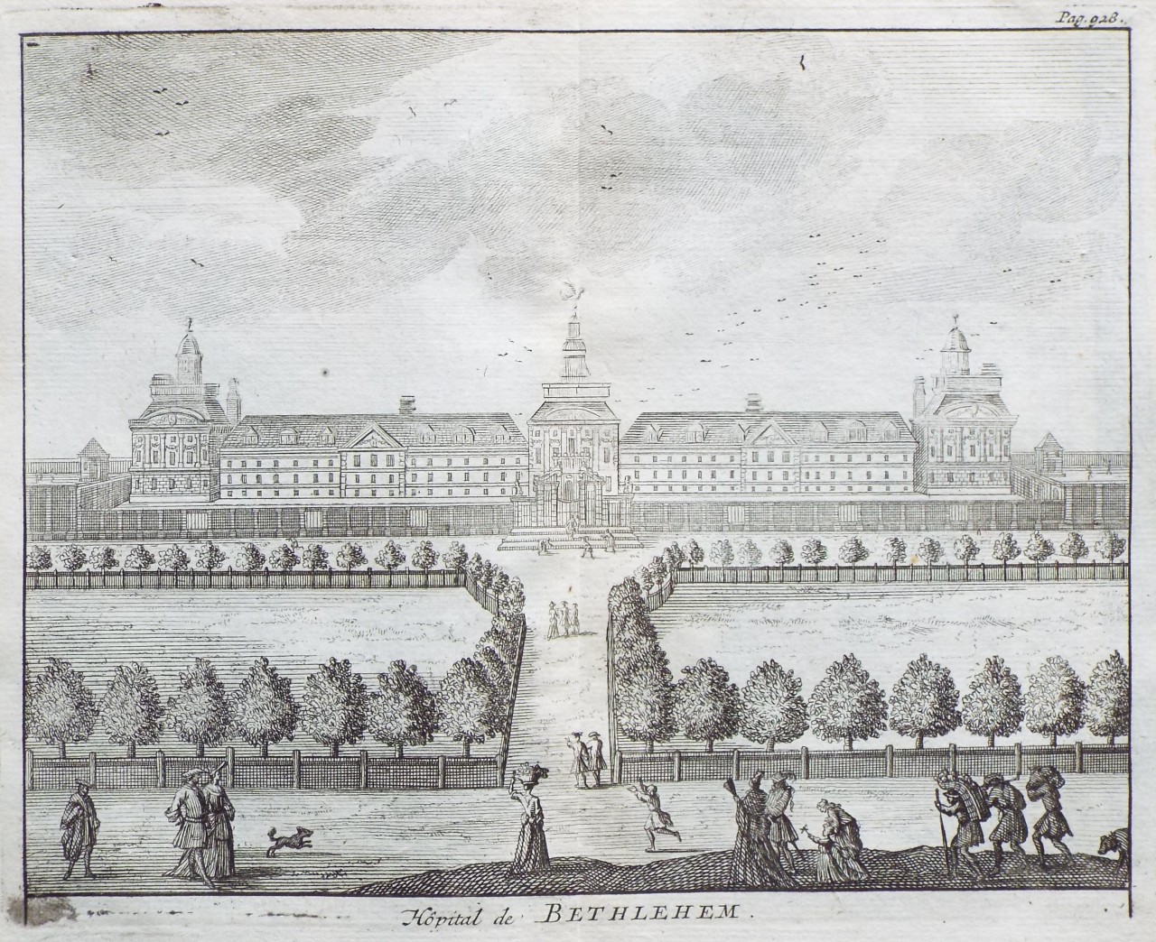 Print - Hopital de Bethlehem.