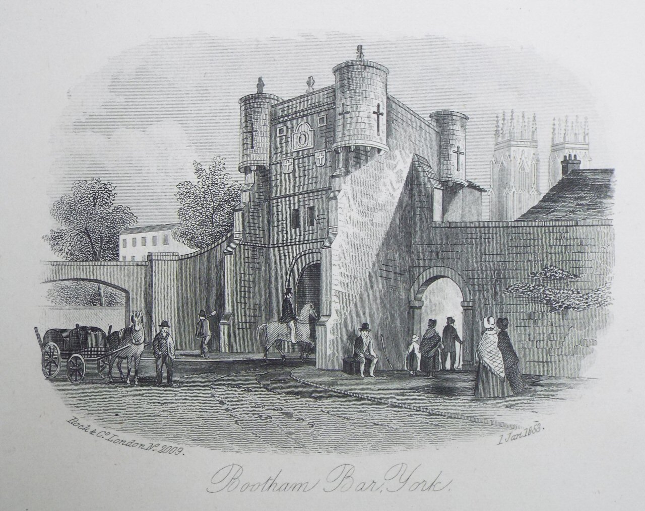 Steel Vignette - Bootham Bar, York. - Rock