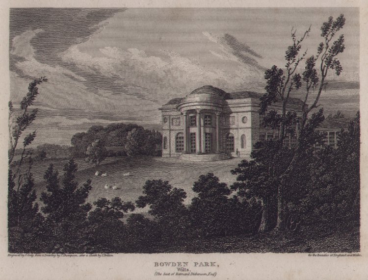 Print - Bowden Park, Wilts. (The Seat of Barnard Dickenson Esqr.) - Greig