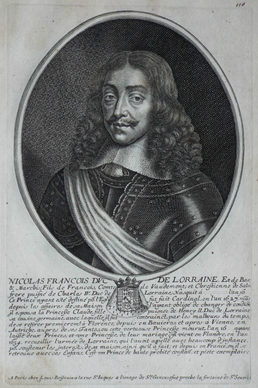 Print - Nicolas Francois Duc de Lorraine