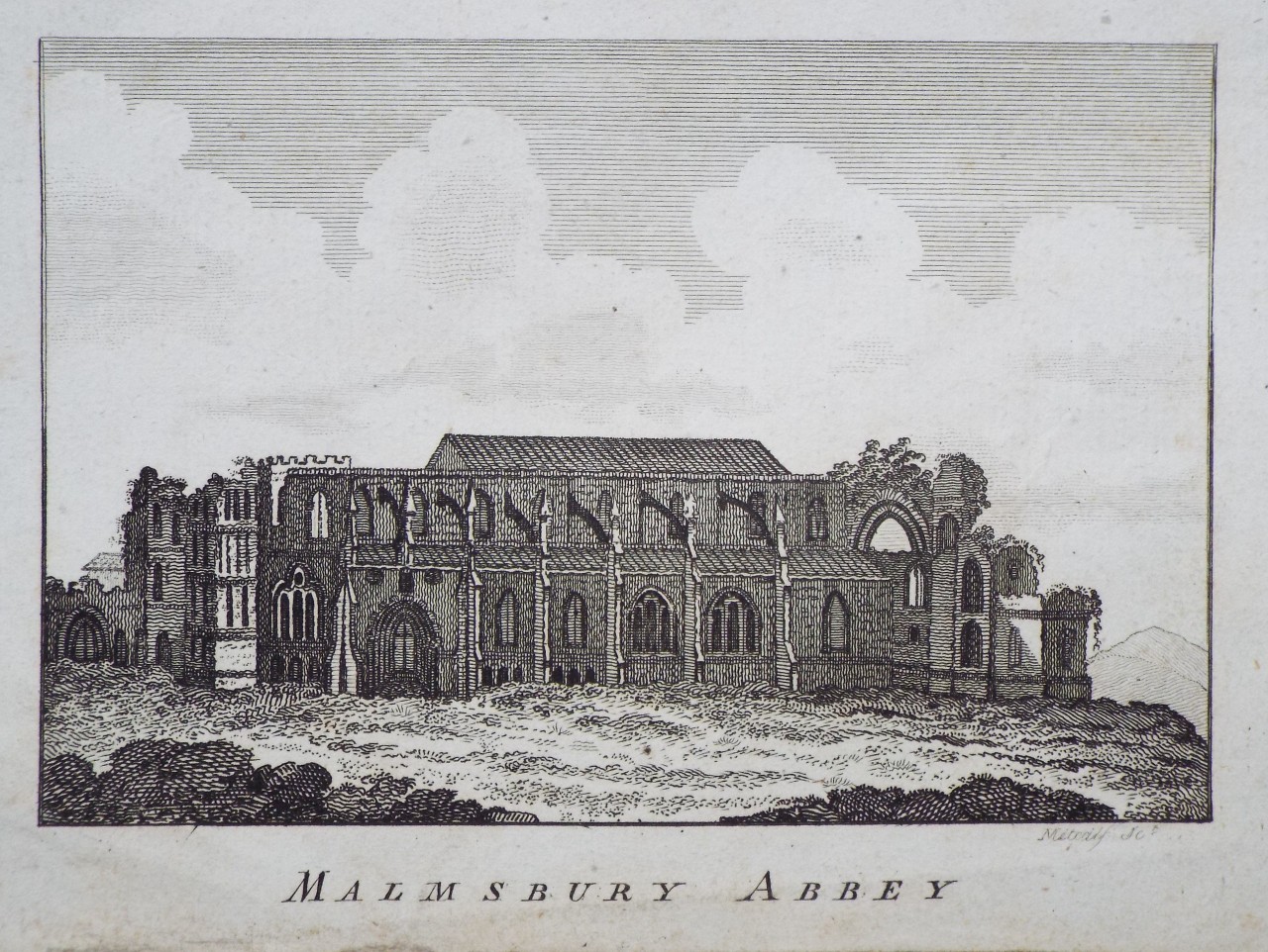 Print - Malmsbury Abbey - 