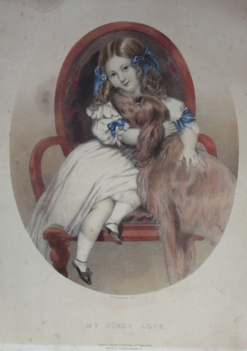 Lithograph - My First Love - Leferre