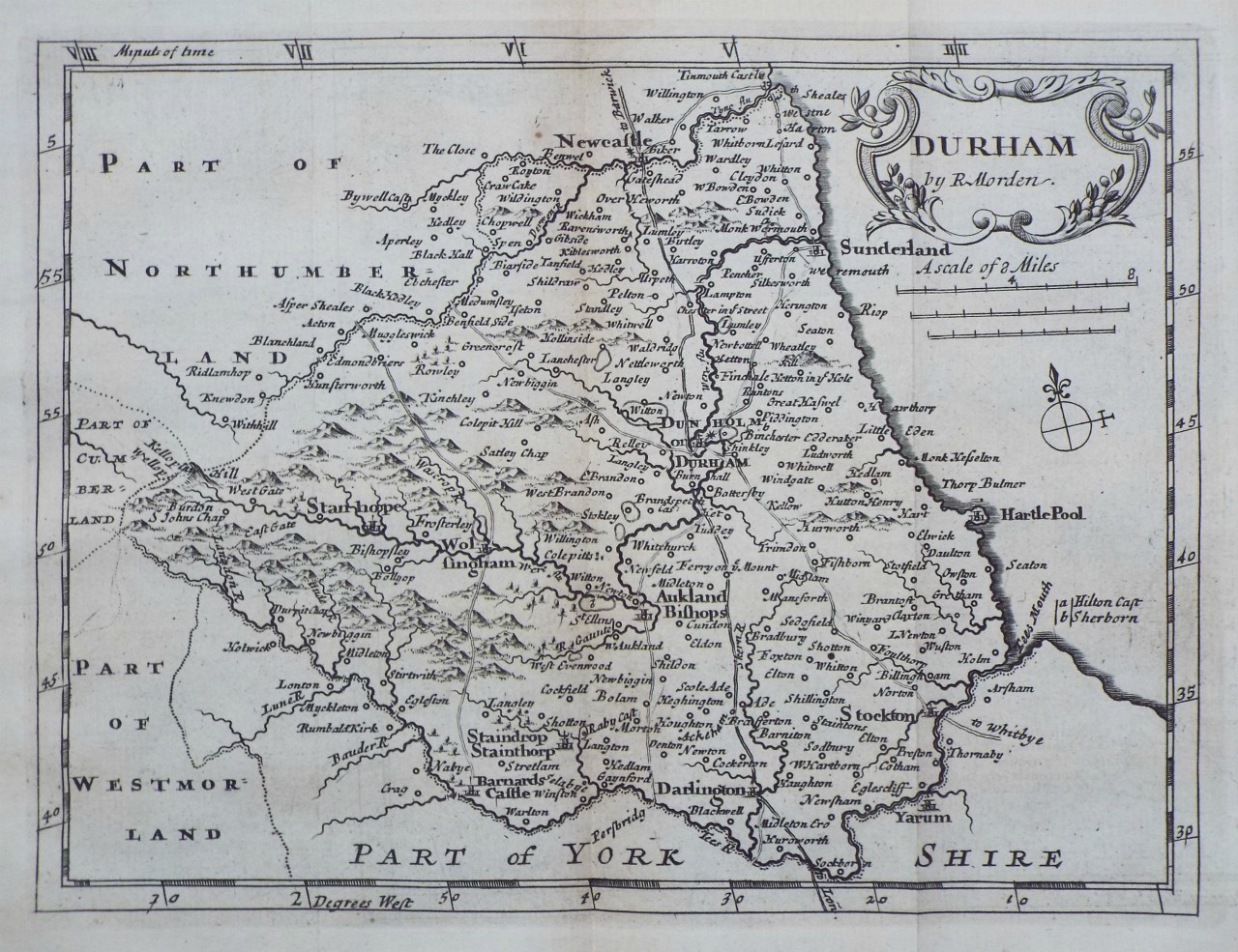 Map of Durham - Morden