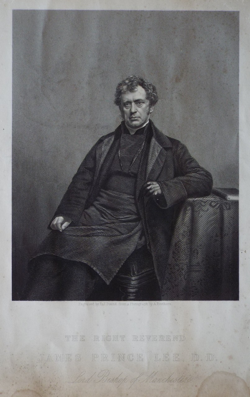 Print - The Right Reverend James Prince Lee, D. D. Lord Bishop of Manchester - Pound