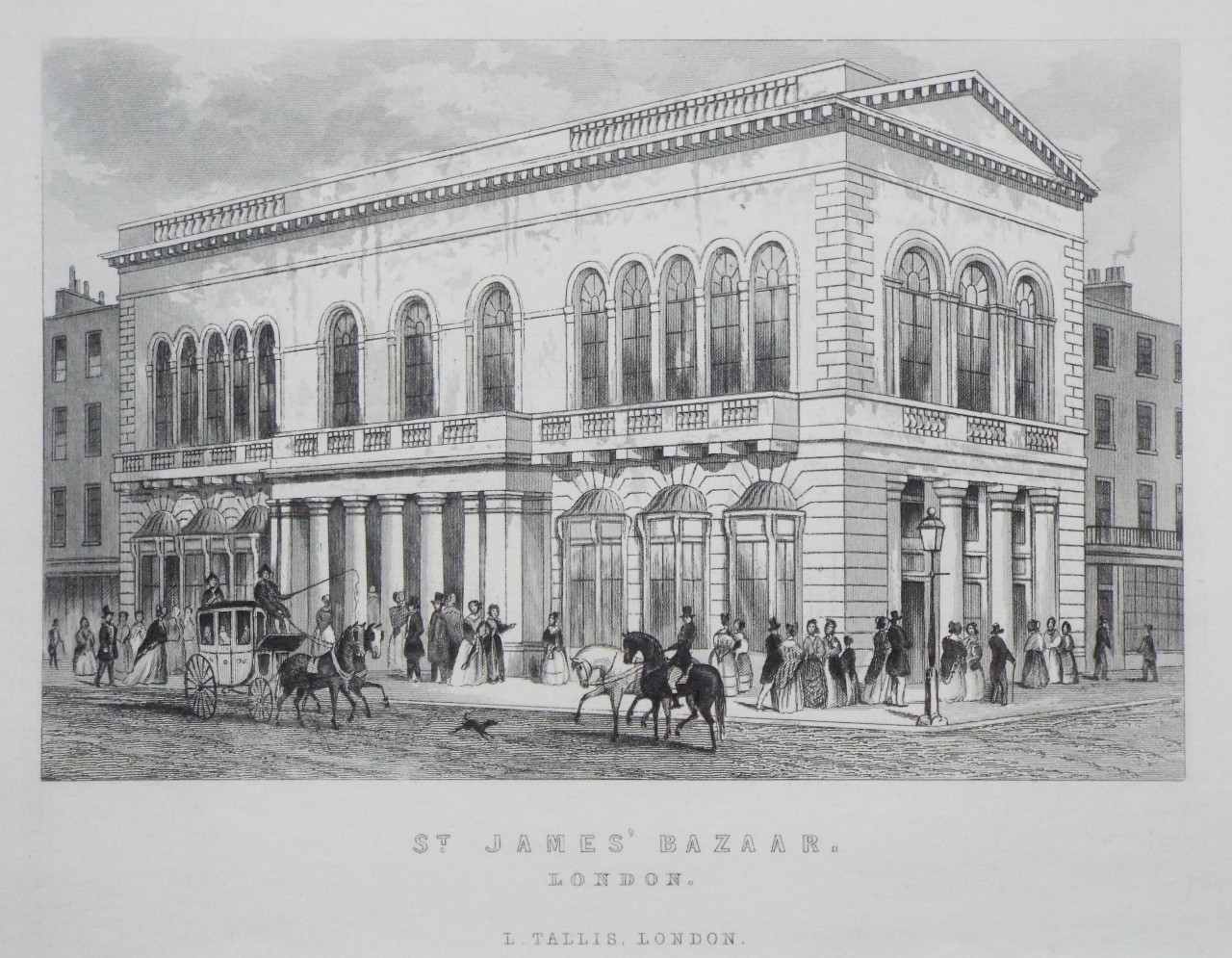 Print - St. James' Bazaar, London