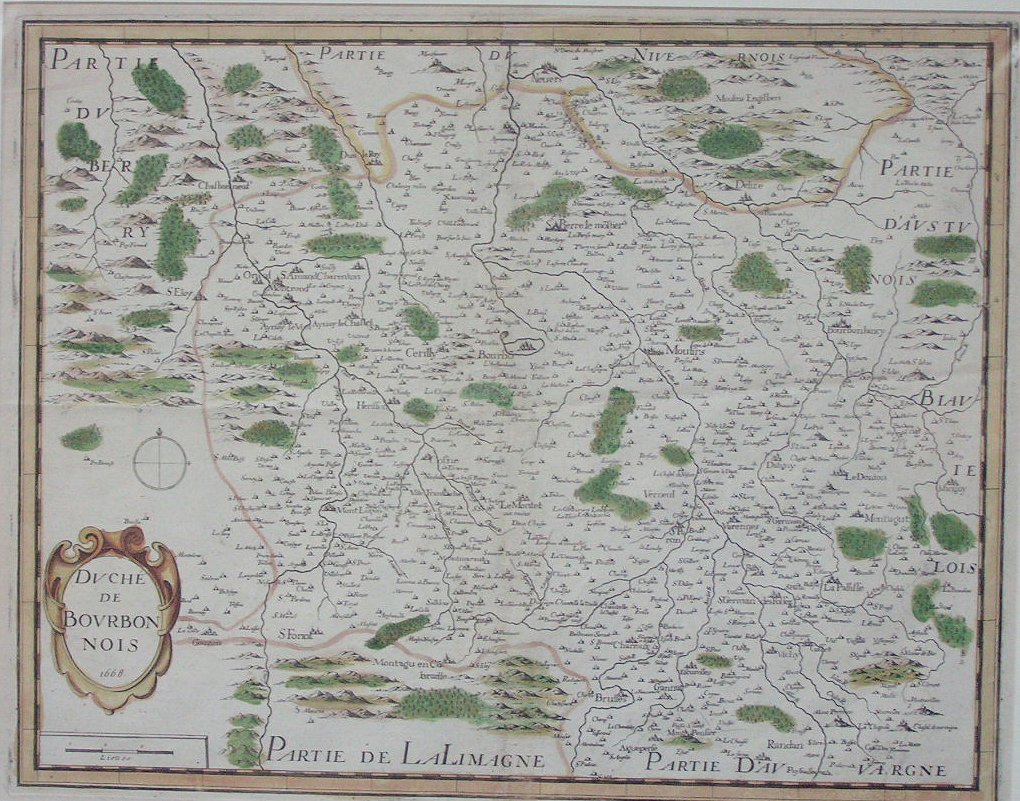 Map of Duche de Bourbonnois