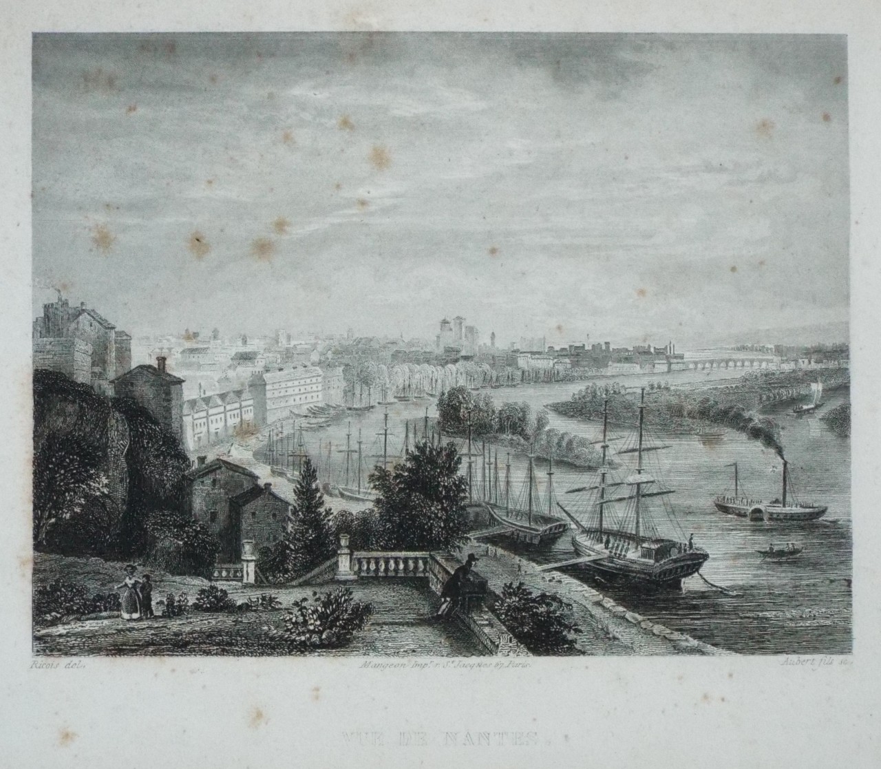Print - Vue de Nantes - Aubert
