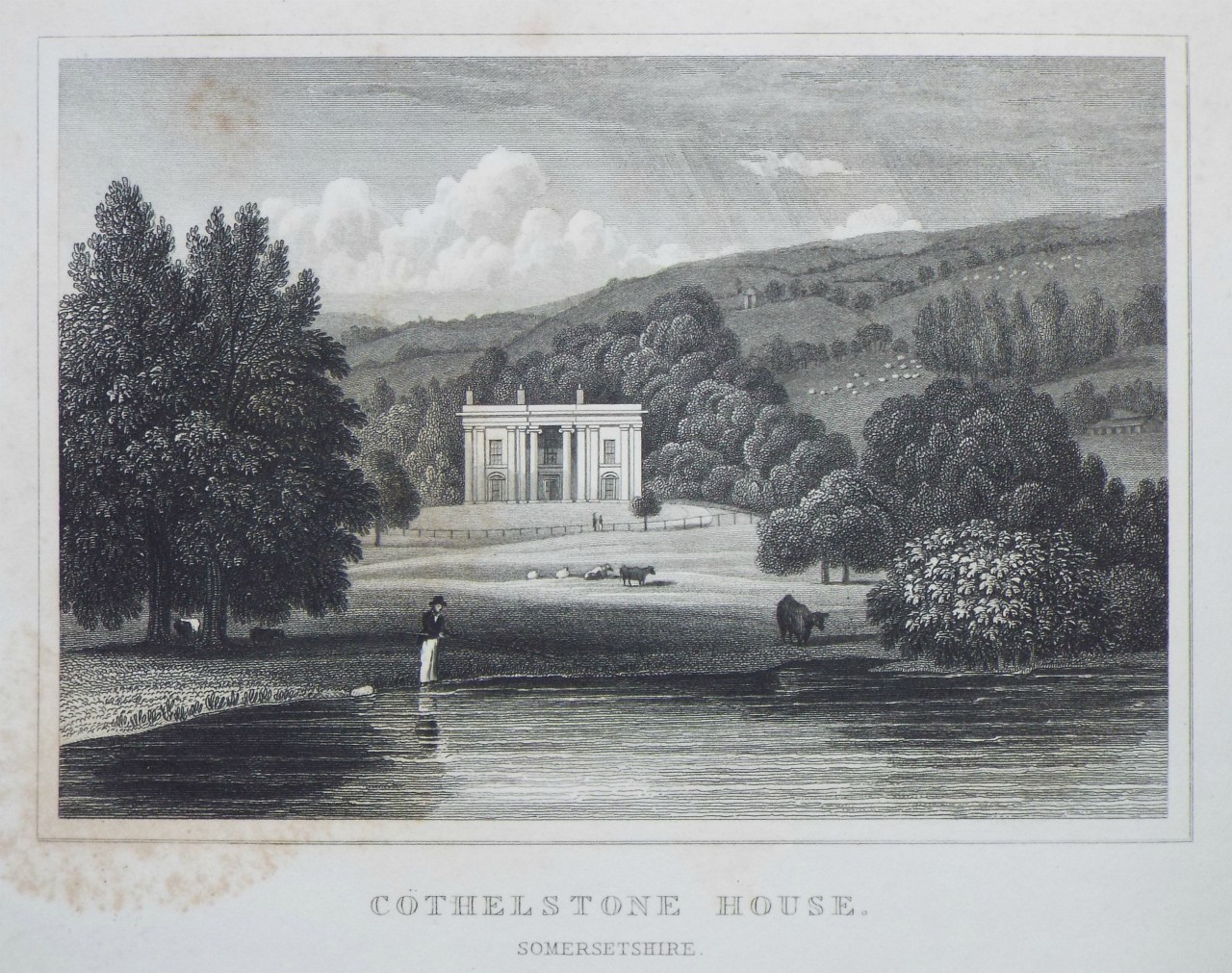 Print - Cothelstone House, Somersetshire. - 