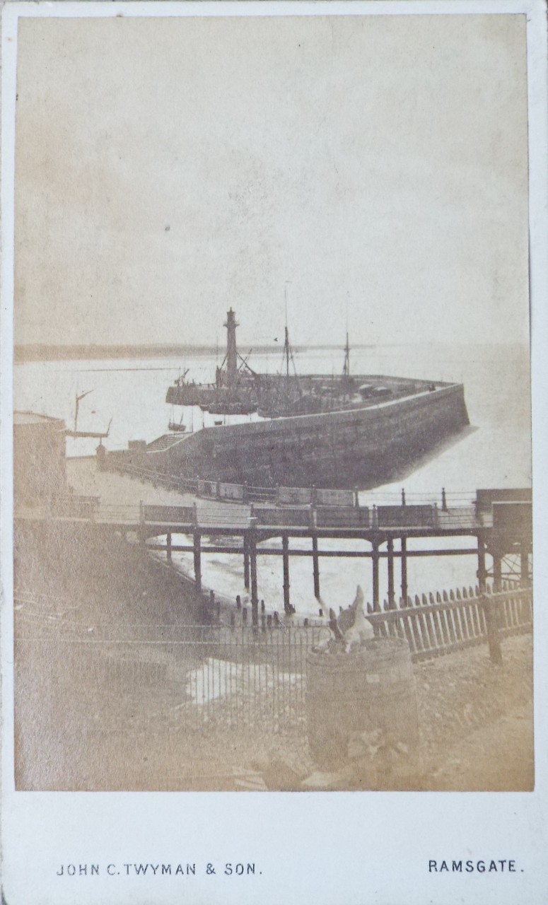 Photograph - Ramsgate Harbour Wall