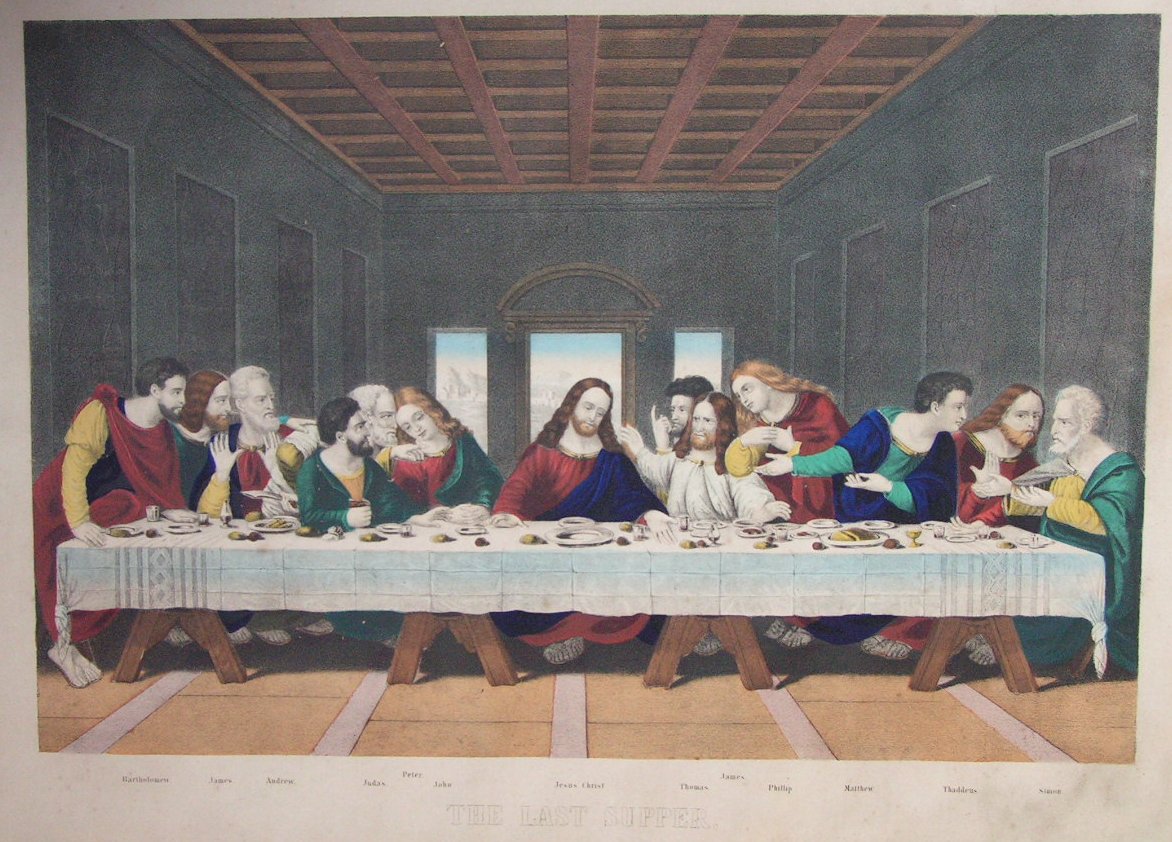 Lithograph - The Last Supper