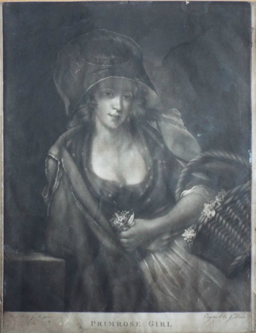 Mezzotint - Primrose Girl. - Dean