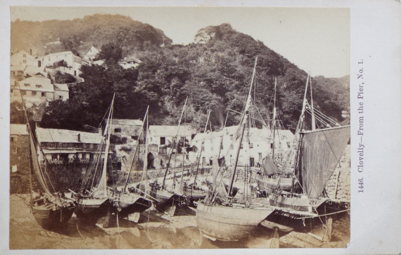 Photograph - Clovelly - From the Pier, No. 1.