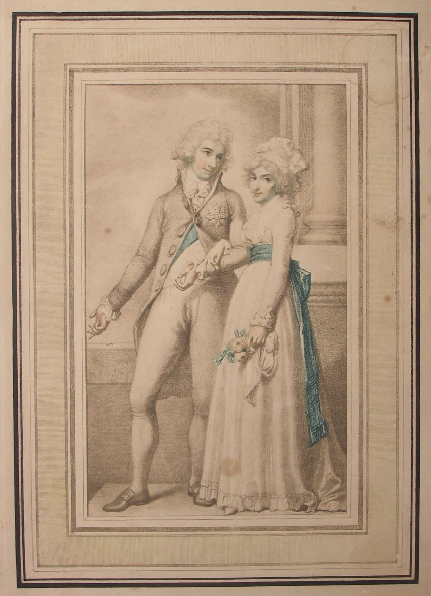 Lithograph - Their Royal Hignesses the Prince and Princess of Wales.