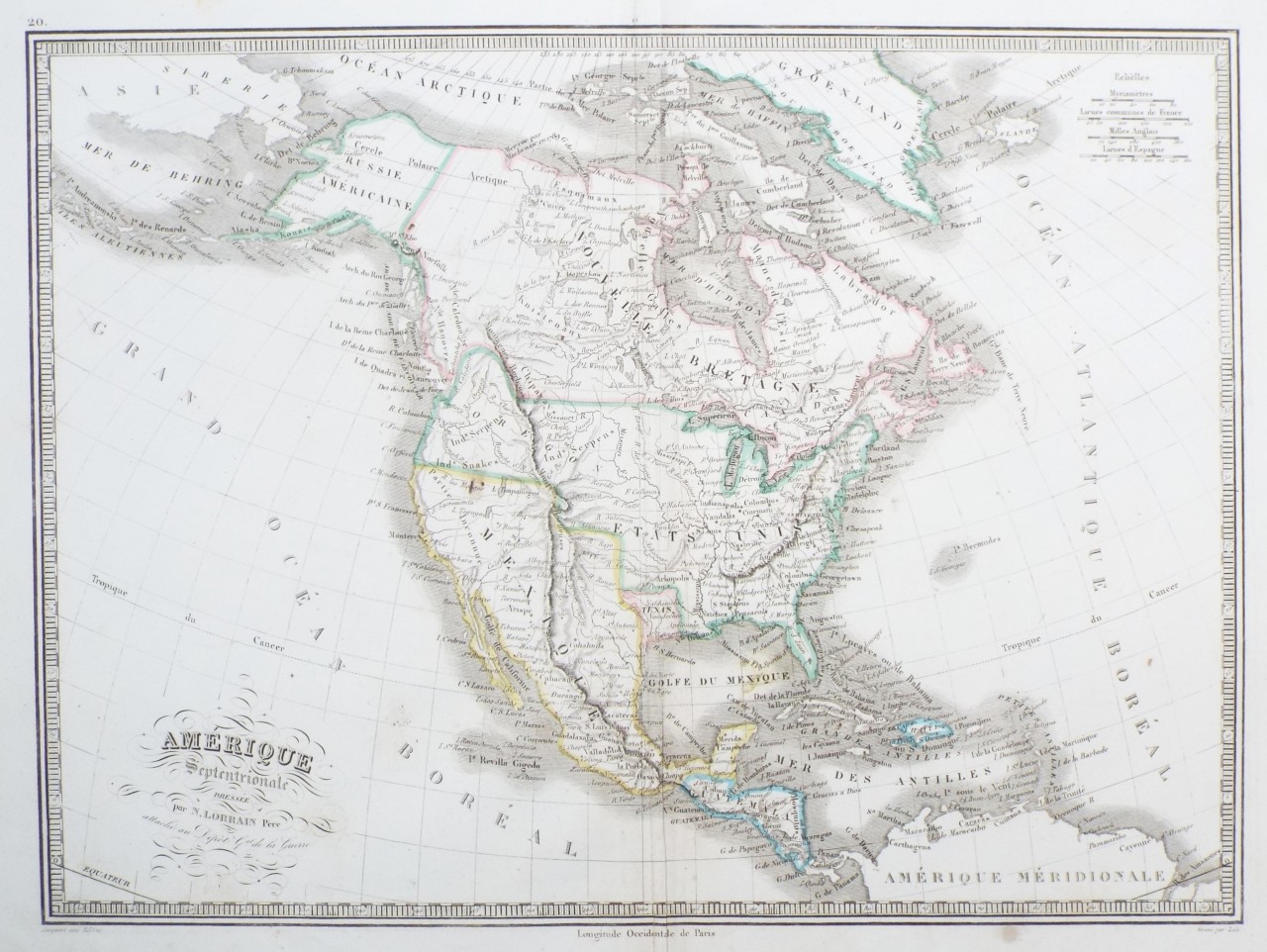 Map of North America
