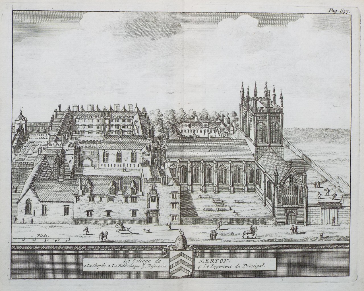 Print - Le College de Merton.