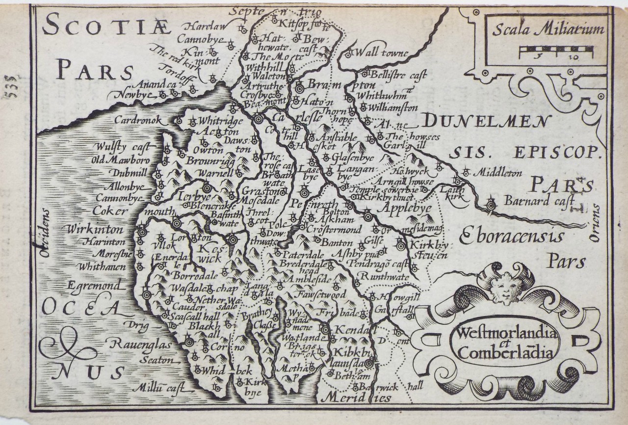 Map of Westmorland - Keere