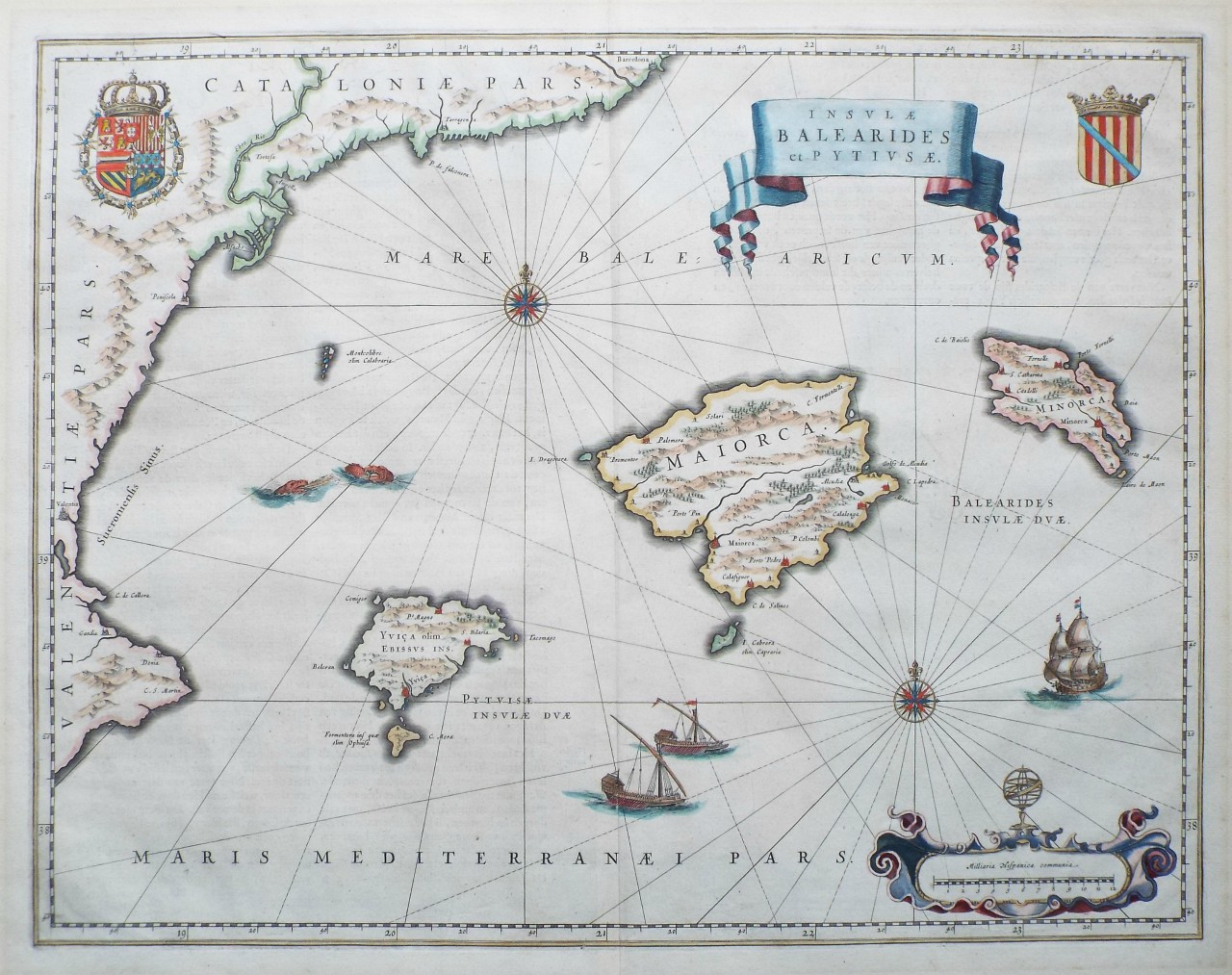 Map of Balearic Islands